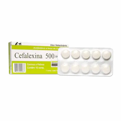 Cefalexina 500mg Unimedical Antibiótico para Cães e Gatos