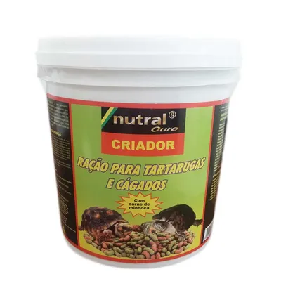 Ração para Tartarugas Jabuti Cágado Ouro Criador Nutral