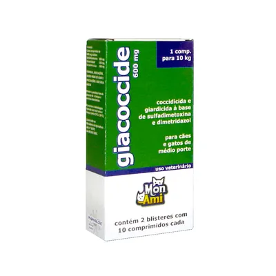Antimicrobiano para Cães e Gatos Giacoccide Mon Ami