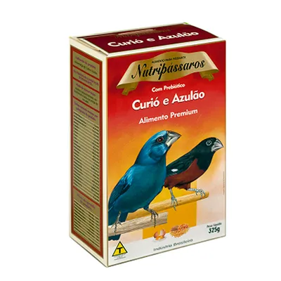 Ração para Curió e Azulão Nutripássaros Premium