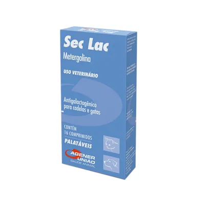 Sec lac 0,5mg Antigalactogênico para Cadelas e Gatas