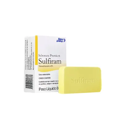 Sabonete Premium Sulfiram para Cães e Gatos