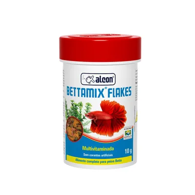 Ração Bettamix Flakes Peixe Betta Alcon