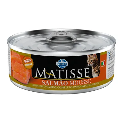 Ração Úmida Matisse Mousse Gatos Adultos Salmão