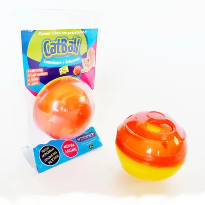 Brinquedo Dispenser para Ração Cat Ball Pet Games