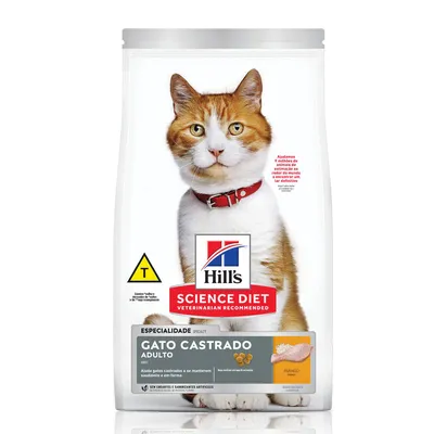 Ração Hill's Indoor Gatos Adultos Castrados Frango