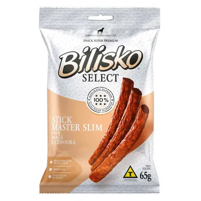 Petisco Bilisko Palito Fino Maçã e Cenoura para Cães