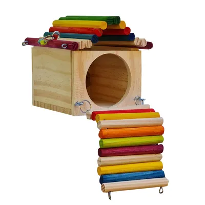 Casinha Roedores com Rampa Real Brinquedos Pet