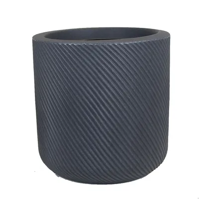 Vaso para Plantas Vite Cilindro Chumbo