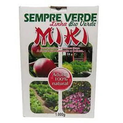 Adubo Orgânico Natural Miki Sempre Verde