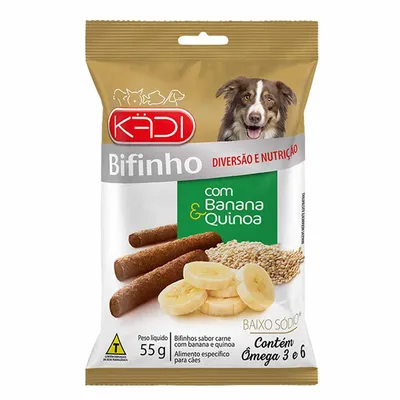 Bifinho Banana e Quinoa Kadi para Cães