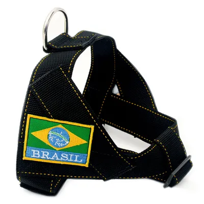 Peitoral Security para Cães AMF Preto