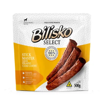 Petisco Bilisko Palito para Cães Fígado com Couve