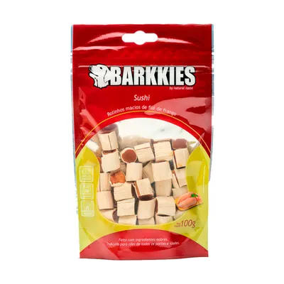 Petisco Natural Cães Barkkies Sushi Frango