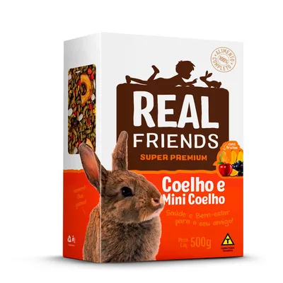 Ração Real Friends Coelho e Mini Coelho Zootekna