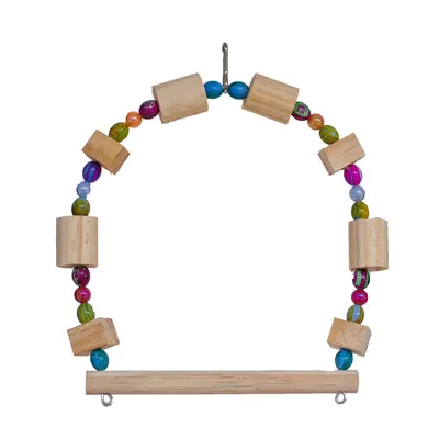 Brinquedo para Aves Arco Color Real Brinquedos Pet