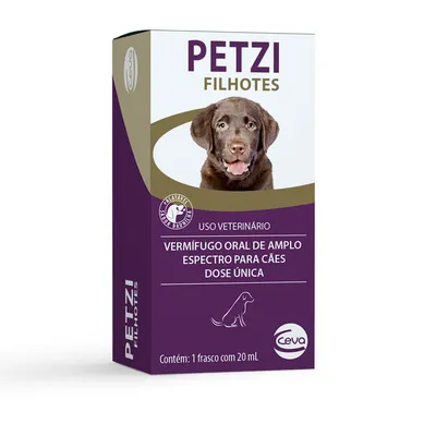 Vermífugo Petzi Filhotes Cachorros