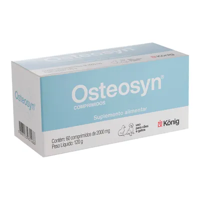 Osteosyn 2000mg Suplemento Alimentar para Cães e Gatos