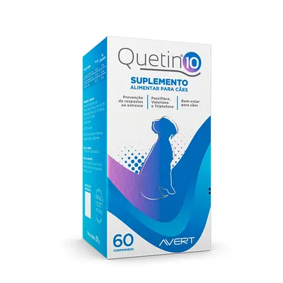 Suplemento Alimentar Cães Quetin 10 Avert
