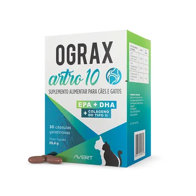Ograx Artro 10 para Cães e Gatos Avert
