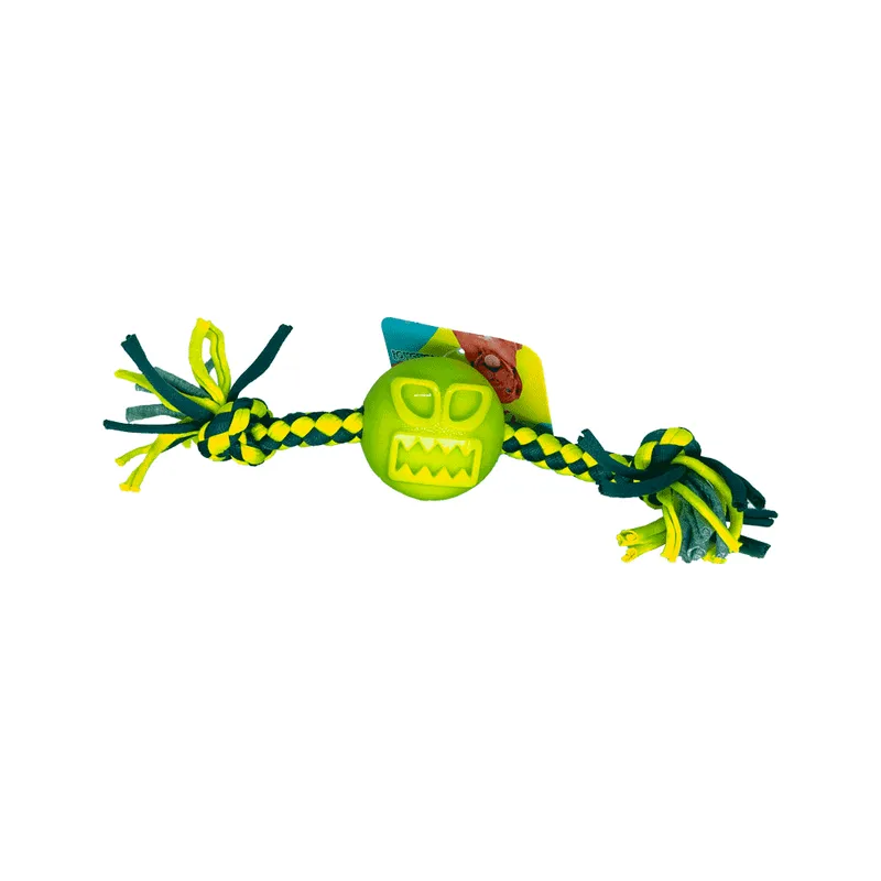 Brinquedo de Corda com Cara de Et para Cachorro Savana Verde