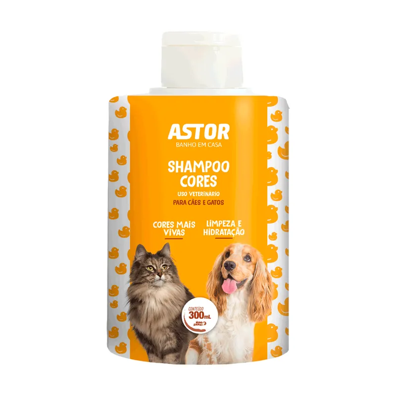 Shampoo Banho em Casa Cores Astor