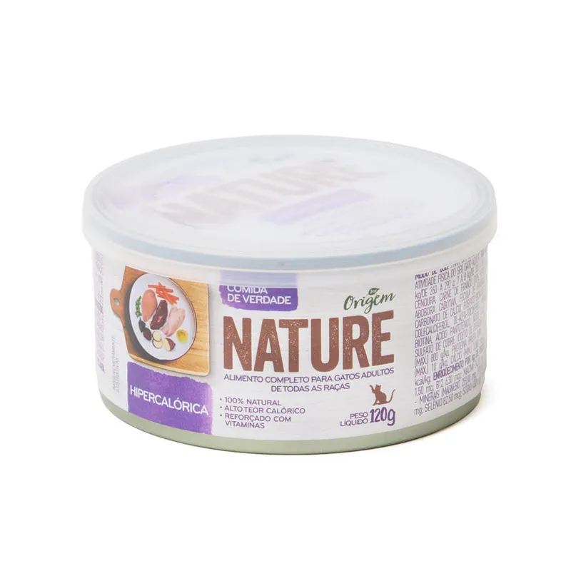 Ração Úmida Origem Nature Gatos Adultos Hipercalórica