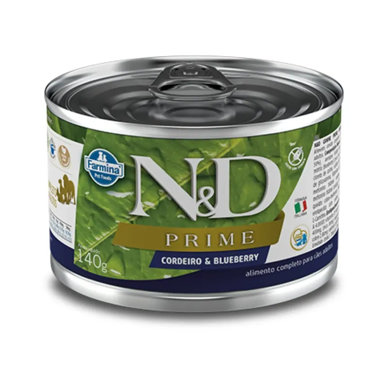 Ração Úmida N&D Prime Cães Cordeiro e Blueberry