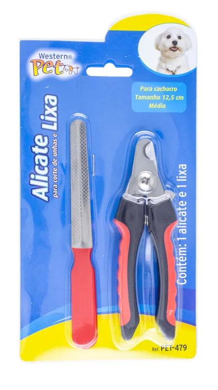Alicate Corta Unhas e Lixa PET-480